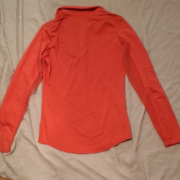 Bette & Court Orange Long Sleeve Polo Shirt - Picture 2 of 5